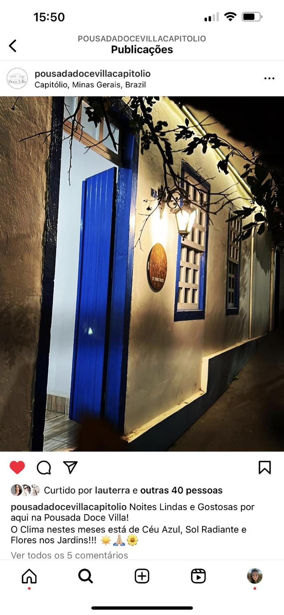 Pousada Doce Villa Capitólio المظهر الخارجي الصورة